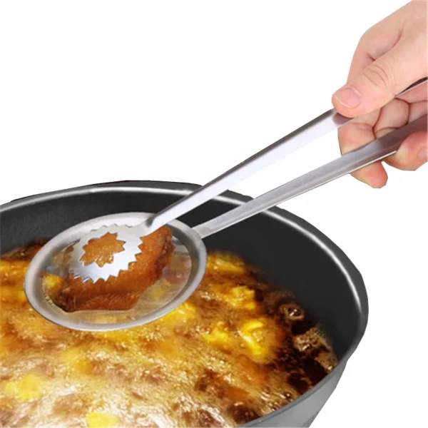 Deep frying tongs