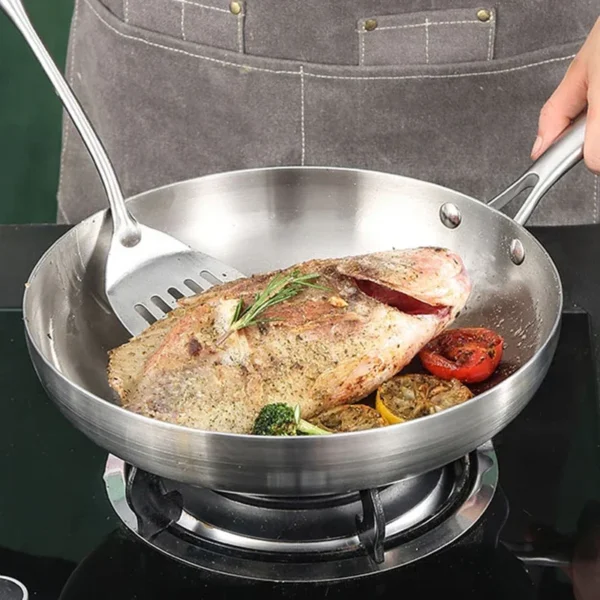 Stainless Steel Frying Pan (Non-Stick) - Image 2