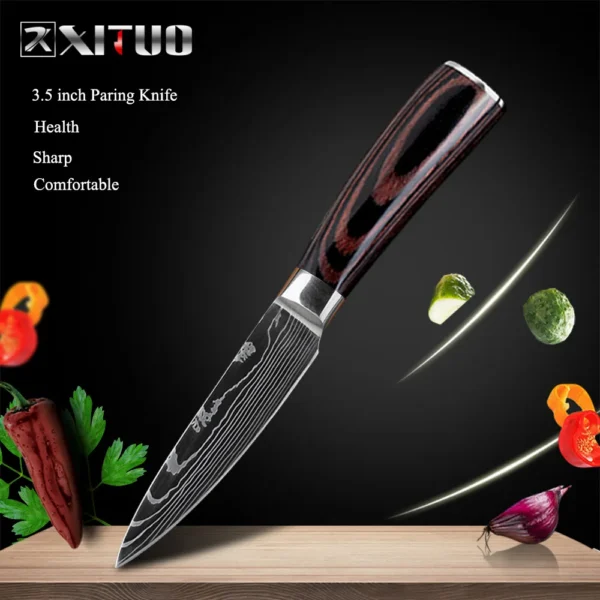 XITUO Kitchen Chef Knives Set High Carbon Stainless Steel - Image 8