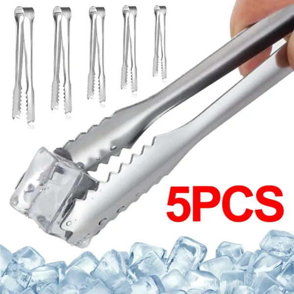 Stainless Steel Ice Tongs - Image 2