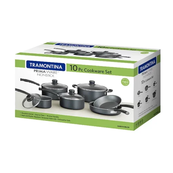 Non-stick Cookware Set, 10 Piece Pots and Pans - Image 3