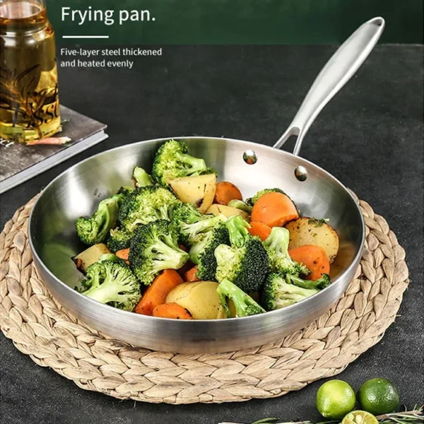 Stainless Steel Frying Pan (Non-Stick) - Image 5